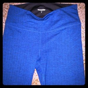 Manduka blue brand new workout pants